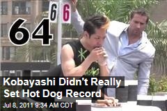 Takeru Kobayashi Didn't Set Hot Dog Eating Contest Record After All