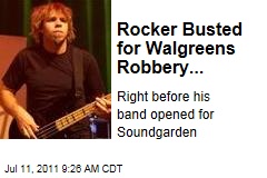 Coheed and Cambria Bassist Mike Todd Busted for Walgreens Robbery ... Hours Before Band Opened for Soundgarden