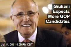 Rudy Giuliani Expects More GOP Candidates to Enter Race