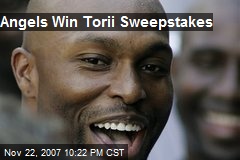 Angels Win Torii Sweepstakes