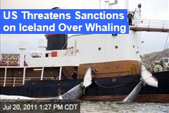 US Threatens Iceland With Sanctions Over Whaling
