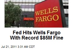 Fed hits Wells Fargo with $85 million fine