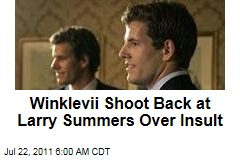 Winklevoss Twins Shoot Back at Larry Summers