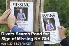 Celina Cass, Missing New Hampshire Girl: Divers Search Nearby Pond for Sign of 11-Year-Old