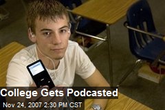 College Gets Podcasted