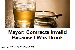Mayor Martin Resendiz of Sunland Park, NM, Signed Contracts While Drunk