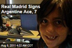 Real Madrid Signs 7-Year-old Soccer Ace Leonel Coira