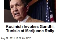 VIDEO: At Hempfest, Dennis Kucinich Likens Marijuana Movement to Tunisia, Gandhi