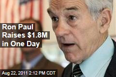 Ron Paul 2012: On His Birthday, He Raises $1.8M in 24 Hours and Wins a New Hampshire Straw Poll