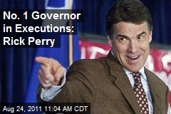 No. 1 Gov in Executions: Rick Perry