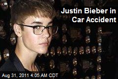 Justin Bieber in Car Accident