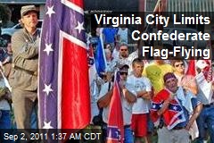 Virginia City Limits Confederate Flag-Flying