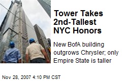 Tower Takes 2nd-Tallest NYC Honors