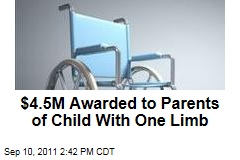 Florida Jury Awards Parents $4.5M After Child Born With One Limb