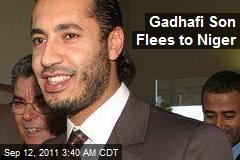 Gadhafi Son Flees to Niger