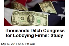 Thousands Ditch Congress for Lobbying Firms: Study