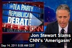 Jon Stewart Slam's CNN's 'Amerigasm' Debate ('Daily Show' Video)