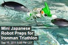 Japanese Robot Evolta, From Panasonic, Preps for Hawaii Ironman Triathlon