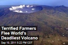 Farmers in Indonesia Flee Deadly Tambora Volcano