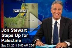 Jon Stewart Slaps President Obama, Steps Up for Palestine