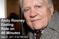 Andy Rooney Ending His Regular Role on '60 Minutes'