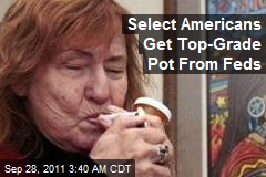 Select Americans Get Top-Grade Pot From Feds