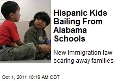 Hispanic Kids Bailing From Alabama Schools