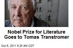 Nobel Prize for Literature Goes to Tomas Transtromer