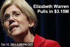 Elizabeth Warren Senate Race: Campaign Raises $3.15M in First Month