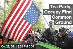 Tea Party, Occupy Wall Street Members Find Political Common Ground