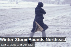 Winter Storm Pounds Northeast
