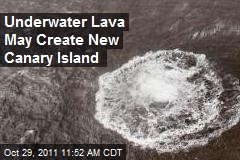 Underwater Lava May Create New Canary Island