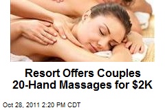 Hawaii Resort Offers Couples 20-Hand Massages for $2K