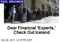 Dear Financial &#39;Experts,&#39; Check Out Iceland