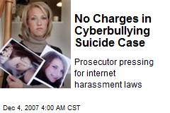 No Charges in Cyberbullying Suicide Case