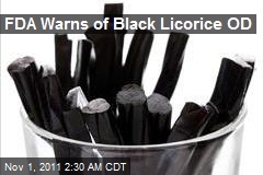 FDA Warns of Black Licorice OD