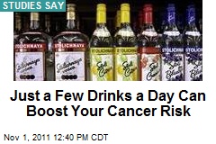 Just a Few Drinks a Day Can Boost Your Cancer Risk