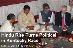 Hindu Rite Turns Political in Kentucky Race