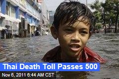 Thailand Flooding: Death Toll Passes 500