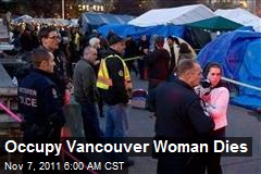 Occupy Vancouver Woman Dies