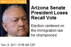 Arizona Senate President Loses Recall Vote