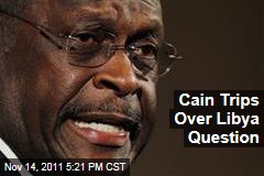 Herman Cain Stumbles on Libya Question