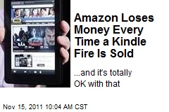 Amazon Loses Money Every Time a Kindle Fire Is Sold