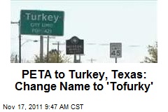 PETA to Turkey, Texas: Change Name to &#39;Tofurky&#39;