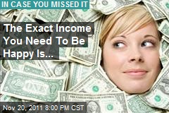 The Exact Income You Need To Be Happy Is...