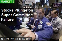 Stocks Plunge on Super Committee Failure