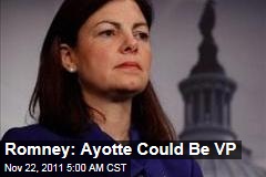 Mitt Romney Names Kelly Ayotte as Possible Vice-Presidential Pick