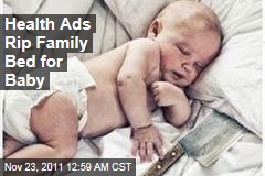 Health Ads Rip Baby &#39;Co-Sleeping&#39;