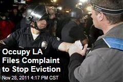 Occupy Los Angeles Files Complaint to Stop Eviction From City Hall Lawn
