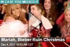 Justin Bieber, Mariah Carey Ruin Christmas in New 'All I Want for Christmas Is You' Music Video